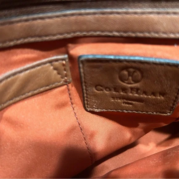 Cole Haan Brown Leather Shoulder Bag - Picture 4 of 5